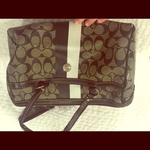 Leather Coach Bag